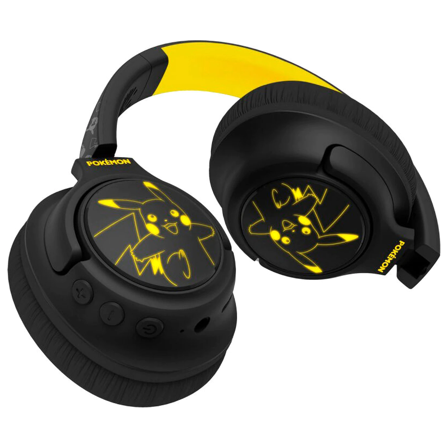 Pokemon Pikachu wireless LED headphones product photo