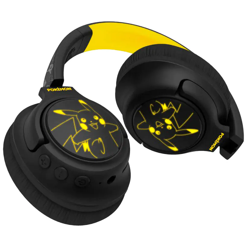 Pokemon Pikachu wireless LED headphones product photo