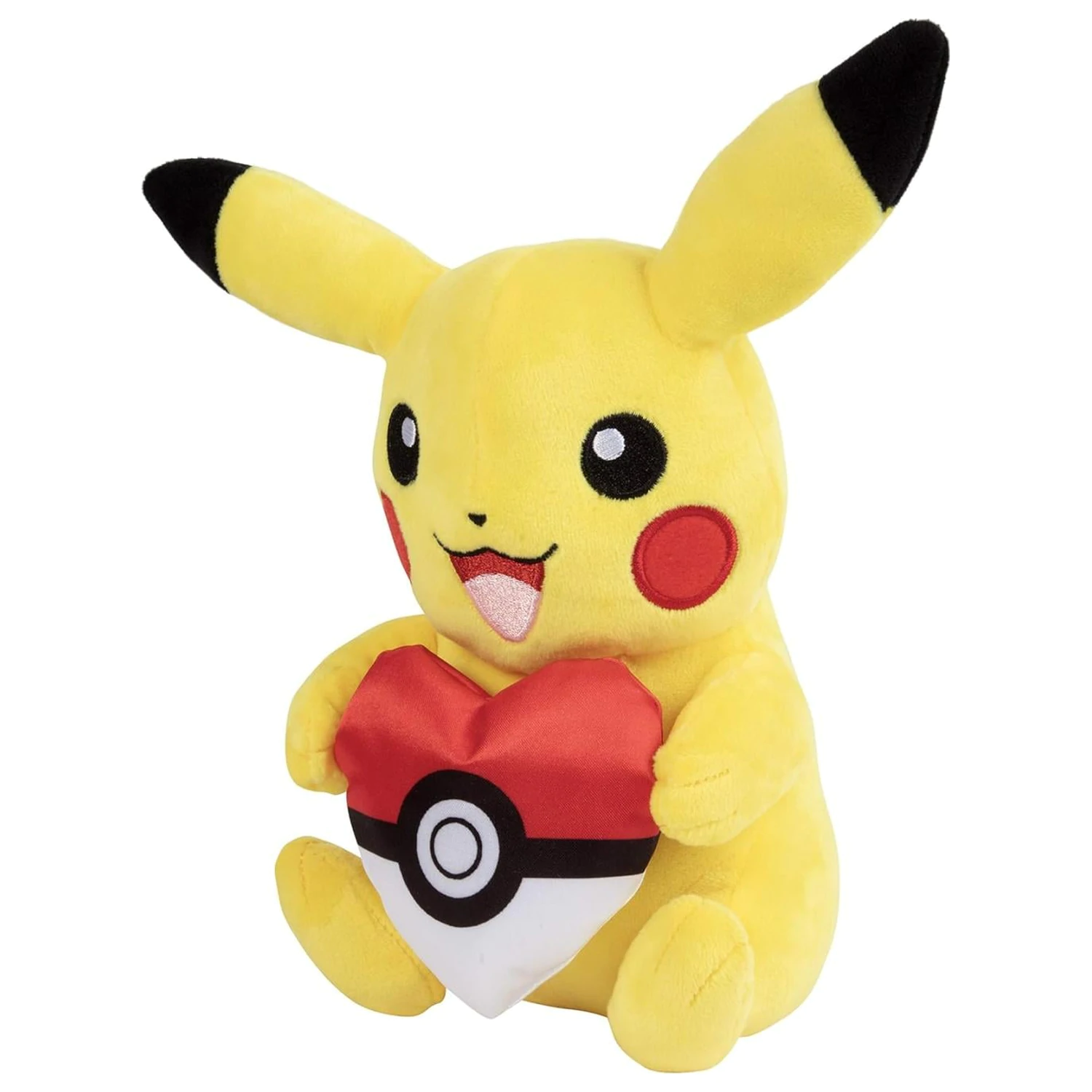 Pokémon Pikachu with Poké Ball Heart Plush 20cm product photo
