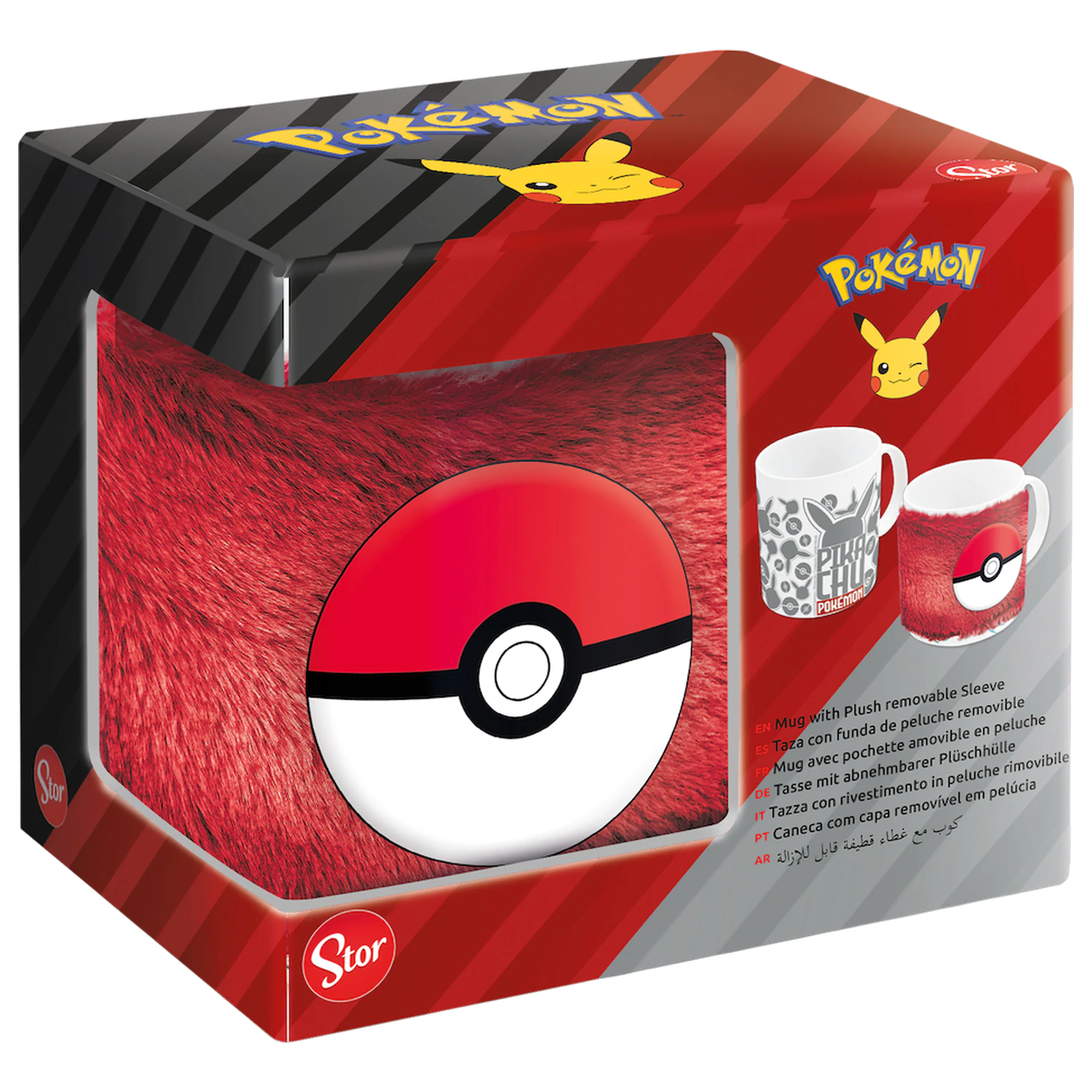 Pokémon Poké Ball Plush Sleeve Mug 325 ml product photo