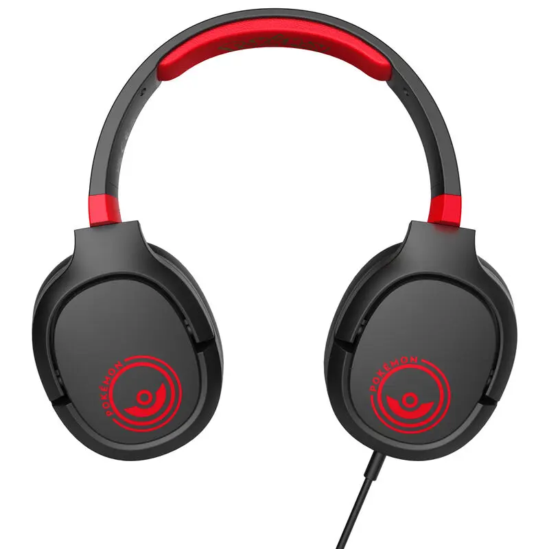 Pokemon Pokeball Black and Red gaming headphones termékfotó