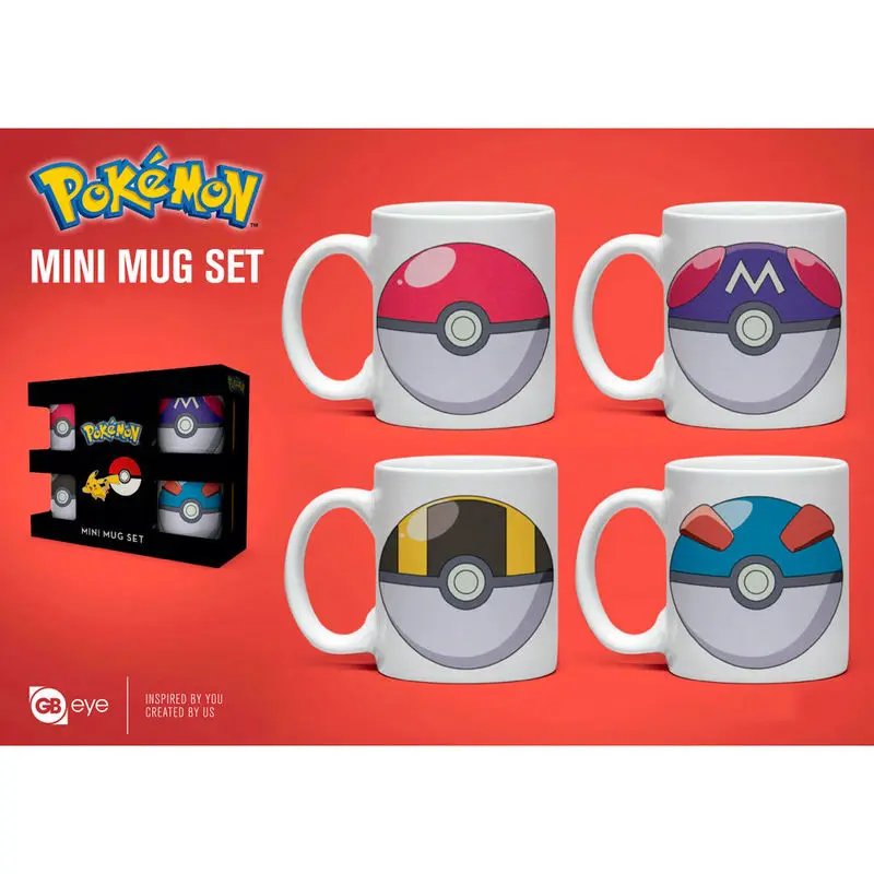 Pokemon Pokeball espresso cup set product photo