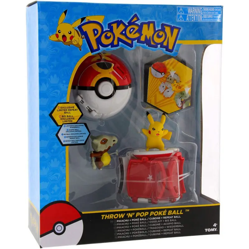 Pokemon Pokeball Pikachu + Cubone blister termékfotó