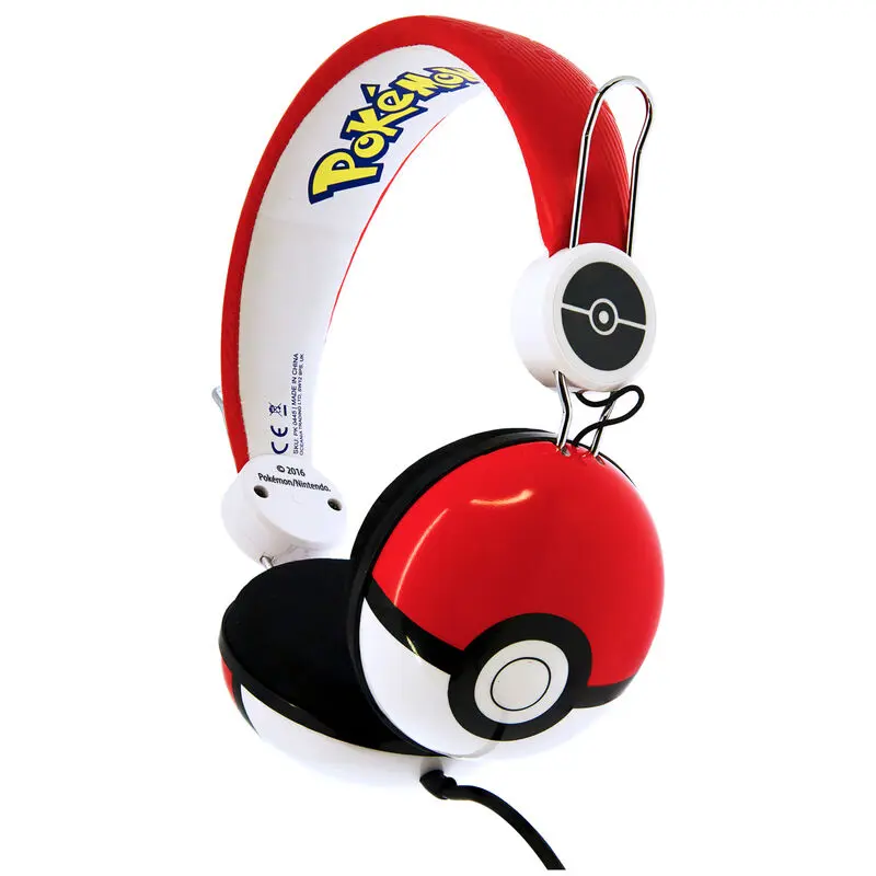 Pokemon Pokeball universal headphones termékfotó