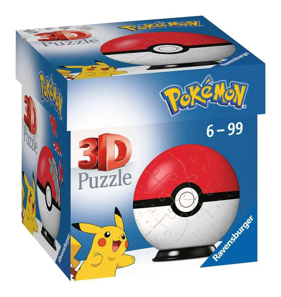 Pokémon 3D Puzzle Pokéballs: Classic (55 pieces) termékfotó