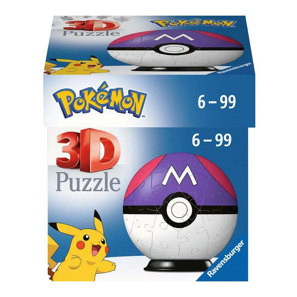 Pokémon 3D Puzzle Pokéballs: Master Ball (54 pieces) termékfotó