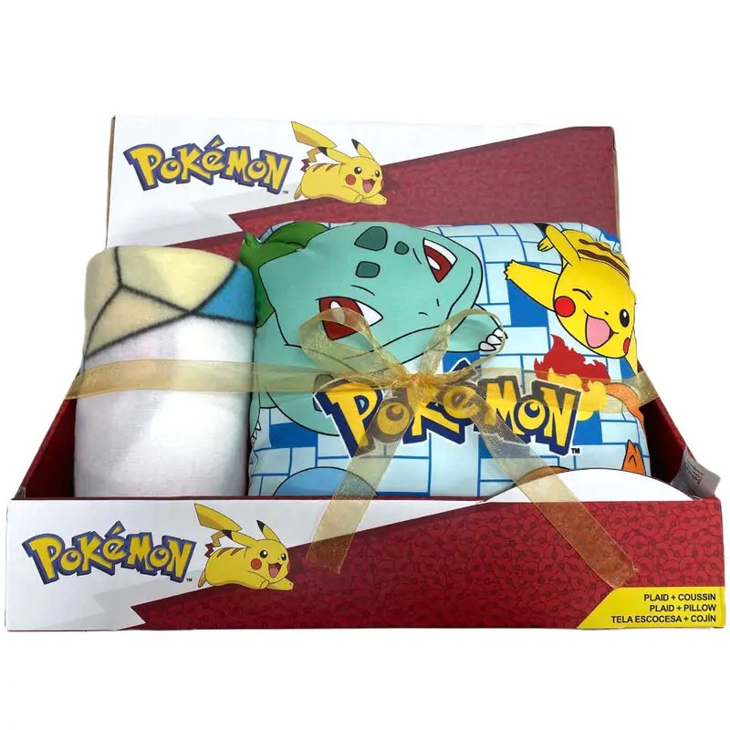 Pokemon polar blanket + cushion set termékfotó