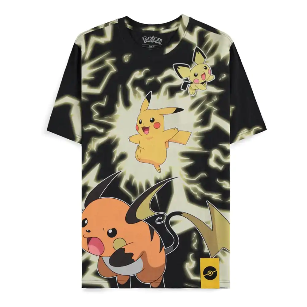 Pokémon T-Shirt Mirage AOP Pikachu Lightning termékfotó