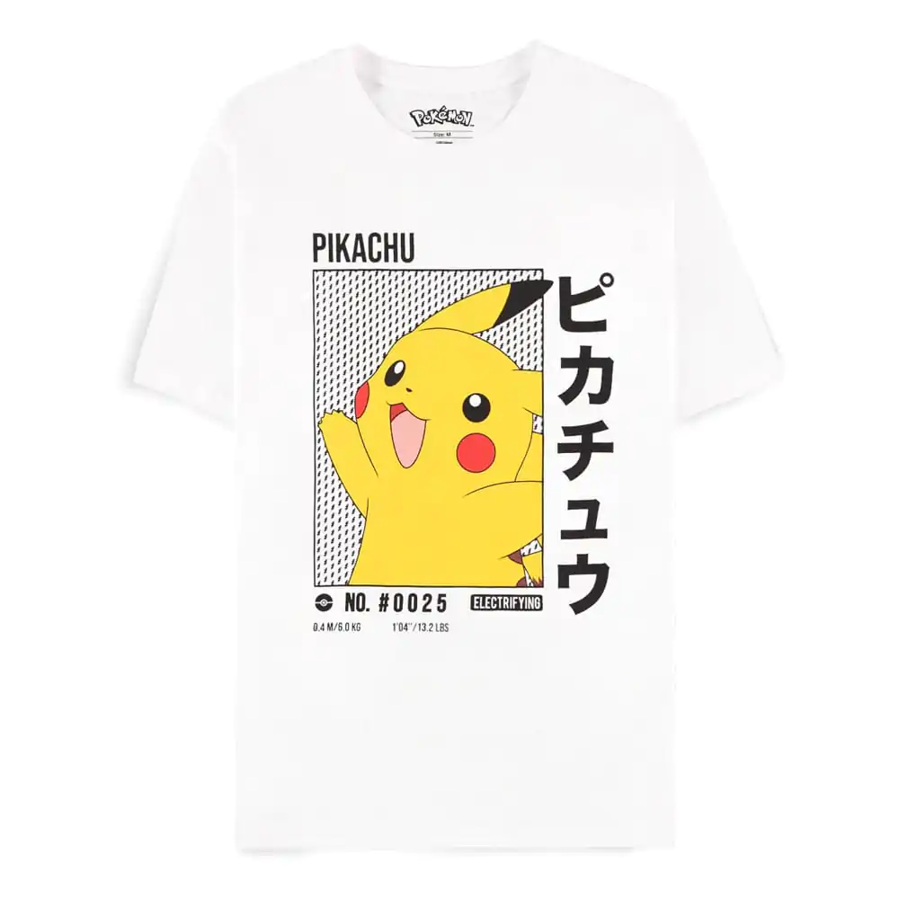 Pokemon T-Shirt White Pikachu product photo