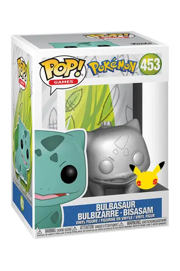 Pokemon POP! Games Vinyl Figure Bulbasaur Pokemon Silver 25th Anniversary Special Edition 9 cm product photo
