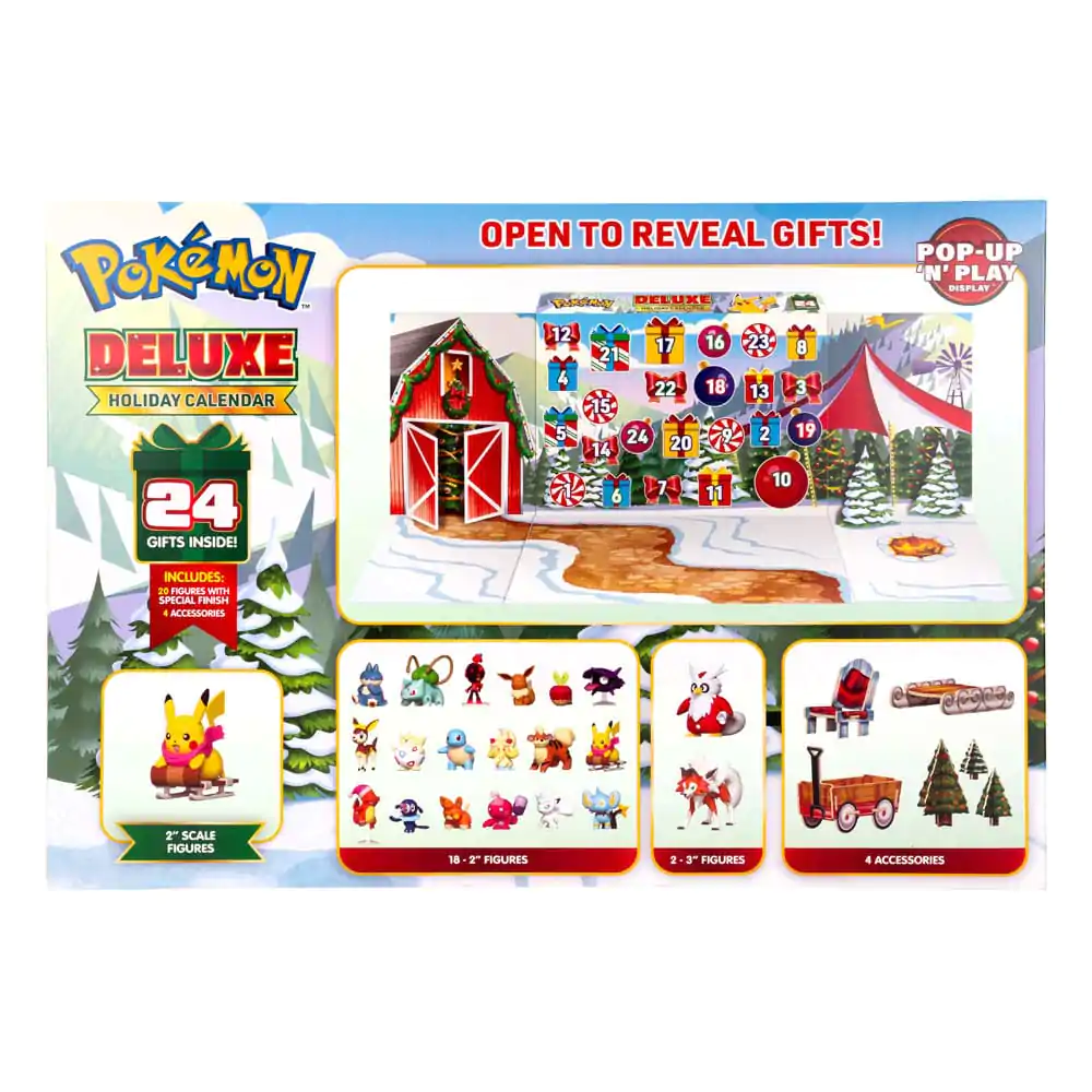 Pokémon Pop-Up 'N' Play Deluxe Advent Calendar Holiday 2025 *Version EN* product photo