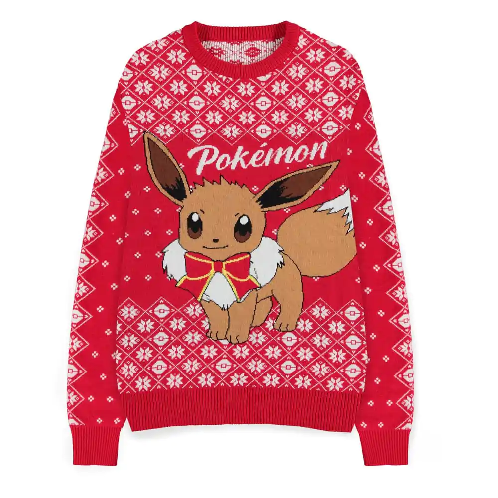 Pokémon Sweatshirt Christmas Jumper Eevee termékfotó