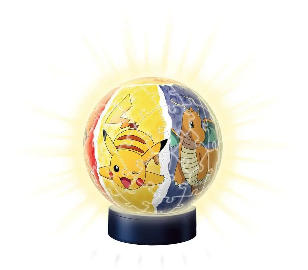 Pokémon 3D Puzzle NightLight Puzzle Ball (72 pieces) product photo