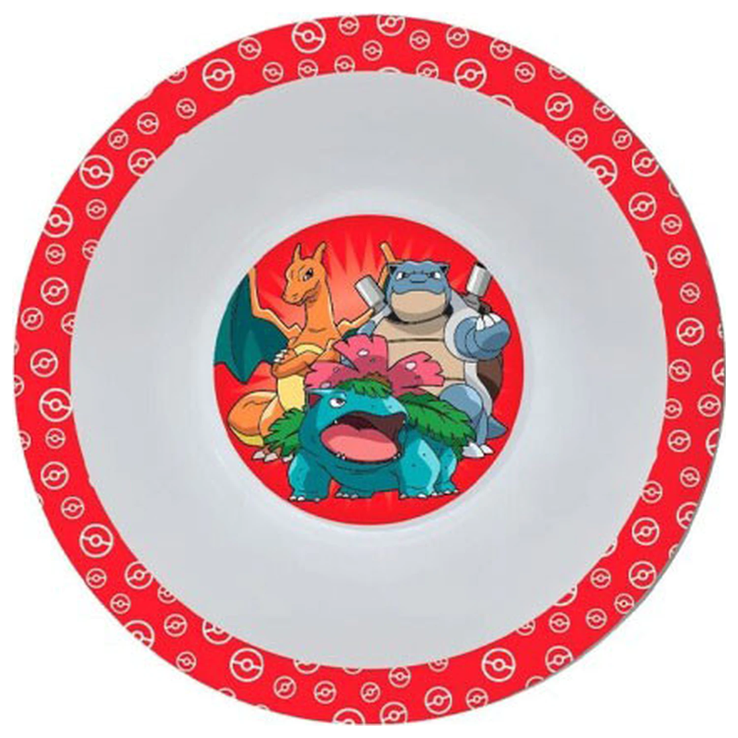 Pokémon Red Plastic Deep Plate product photo