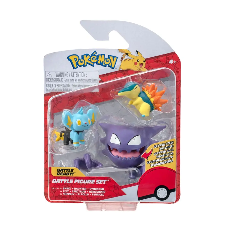 Pokémon Select Battle Figure Shinx, Cyndaquil, Haunter 7,5 cm product photo