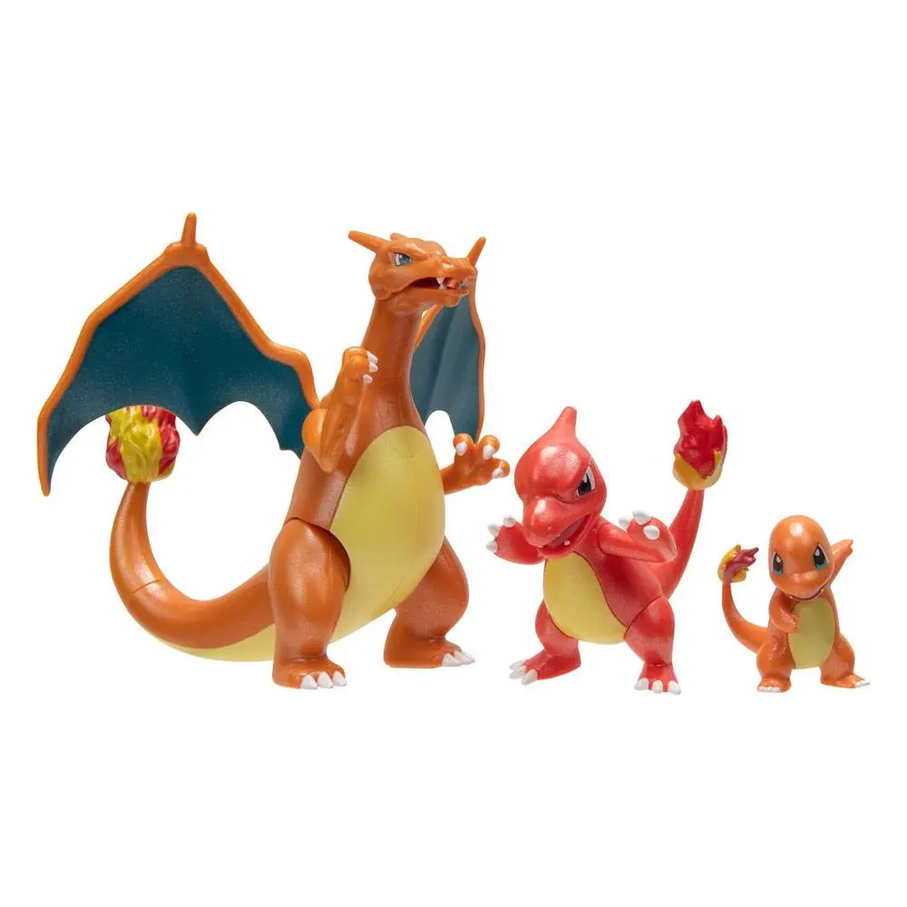 Pokémon Select Action Figures 3-Pack Evolution Charmander , Charmeleon , Charizard product photo