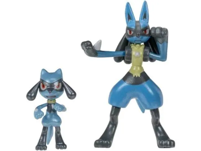 Pokémon Select Action Figures 2-Pack Evolution Riolu, Lucario product photo