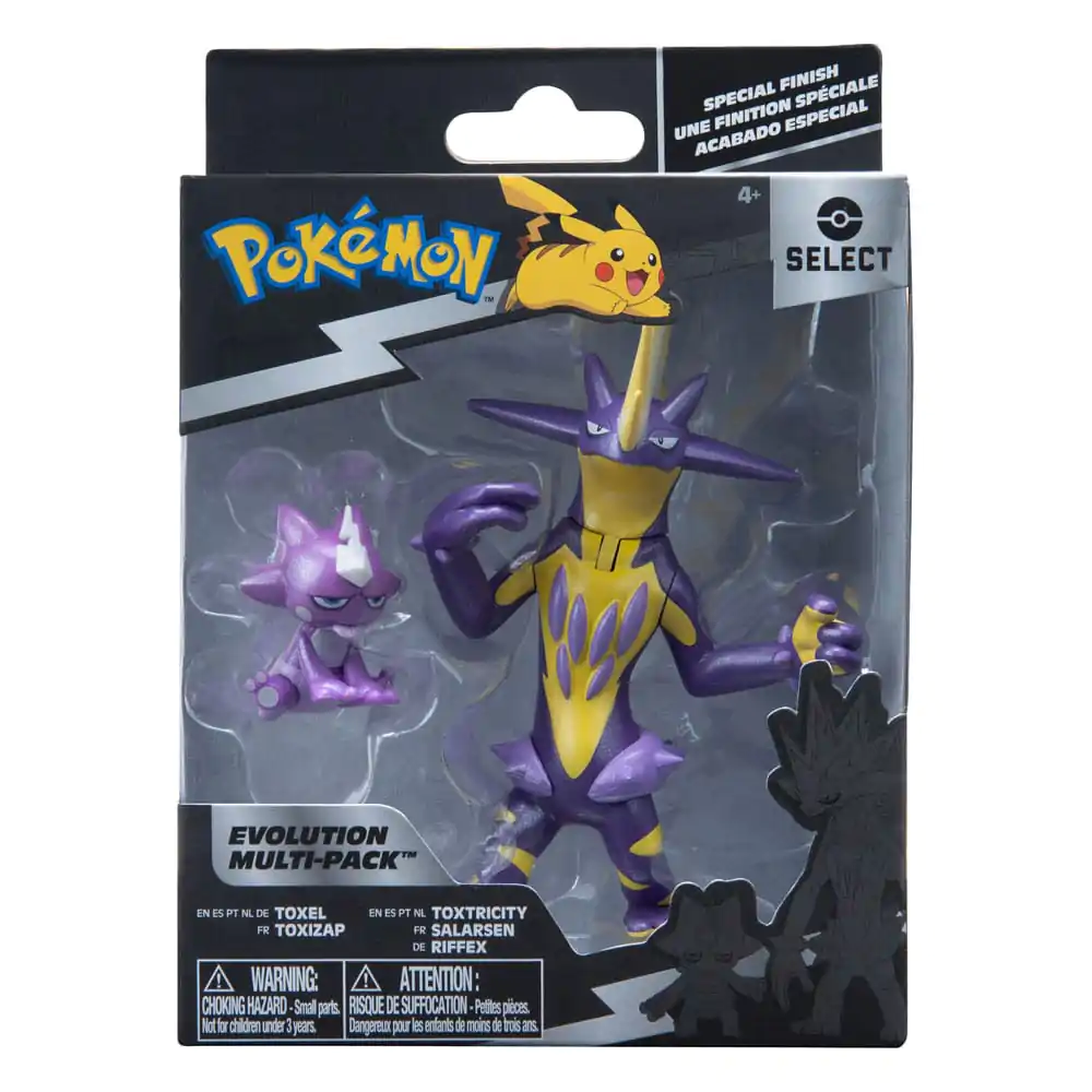 Pokémon Select Action Figures 2-Pack Evolution Toxel, Toxtricity product photo