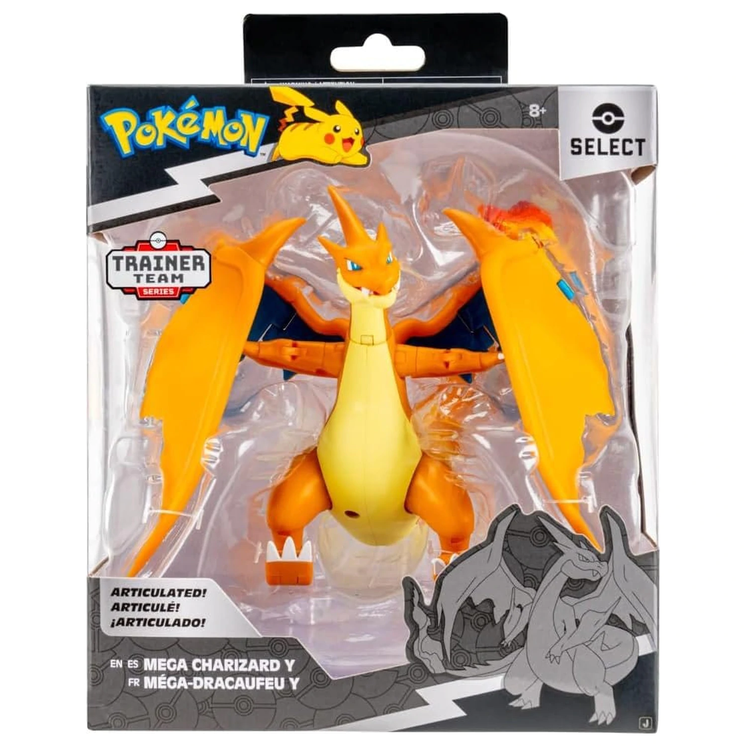 Pokémon Select Super-Articulated Figure Mega Charizard Y 15 cm product photo