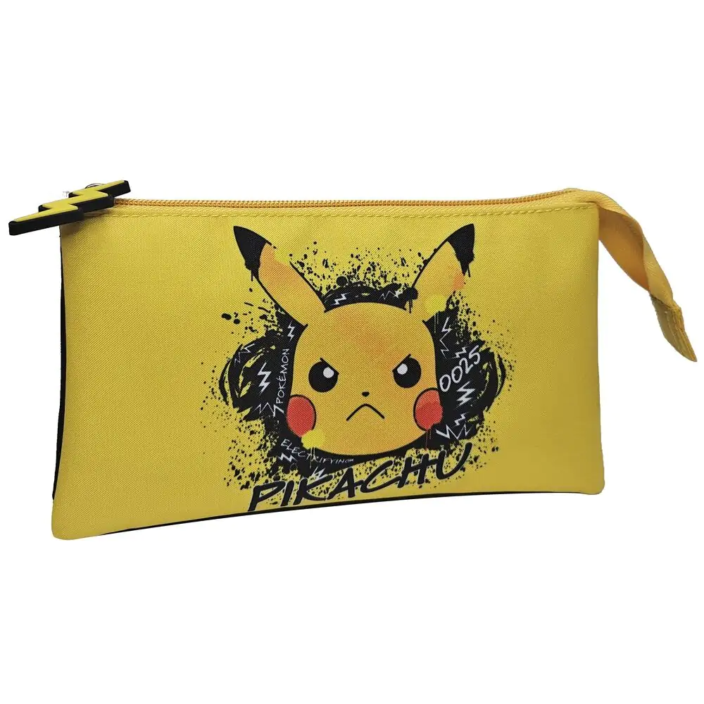 Pokemon Skate Face triple pencil case product photo