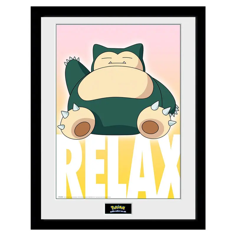 Pokemon Snorlax Framed Photo product photo