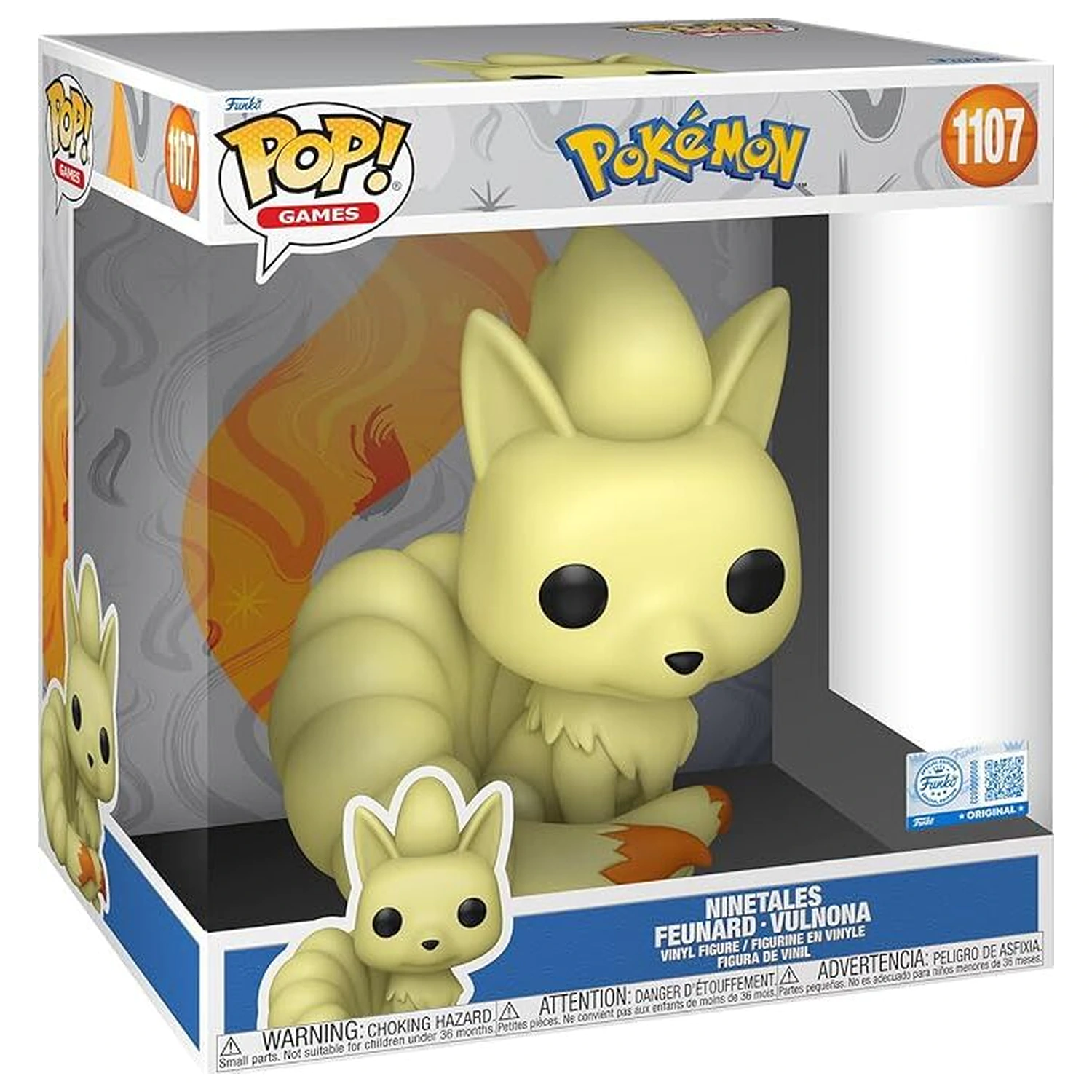Pokemon Super Sized Jumbo Funko POP! Vinyl Figure Ninetales 25 cm  product photo