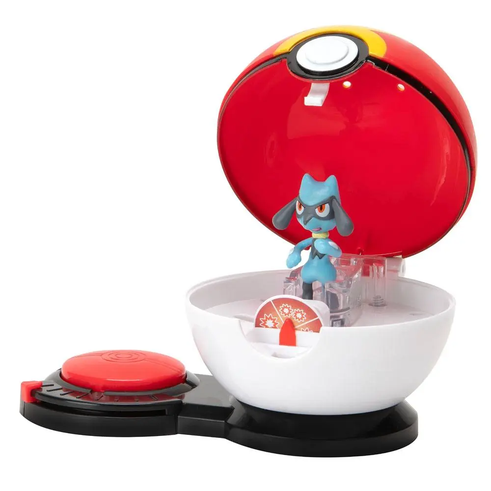 Pokémon Surprise Attack Game Charmander #1 with Poké Ball vs. Riolu with Repeat Ball product photo