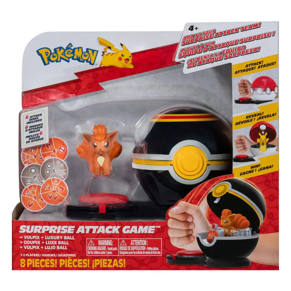 Pokémon Surprise Attack Game Vulpix with Luxury Ball product photo