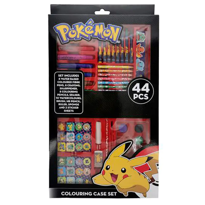 Pokemon art briefcase 44pcs product photo