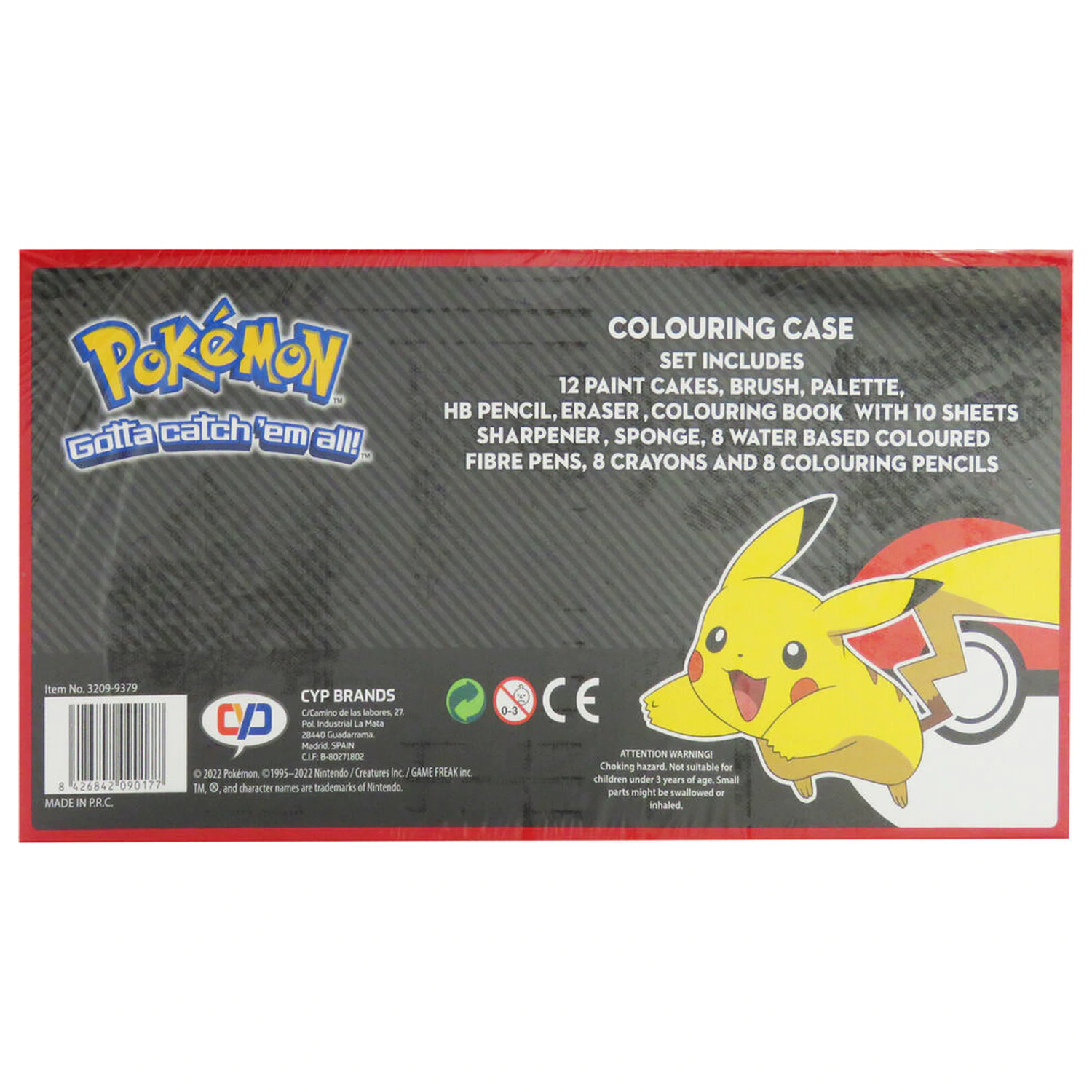 Pokemon art briefcase 52pcs product photo