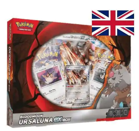 Pokémon TCG Bloodmoon Ursaluna EX Box November 2024 *English Version* product photo