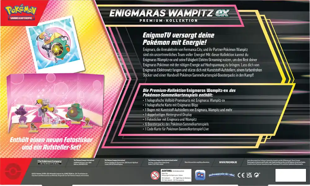 Pokémon TCG EX Premium Collection Einigmaras Wampitz 2025 *German Version* product photo