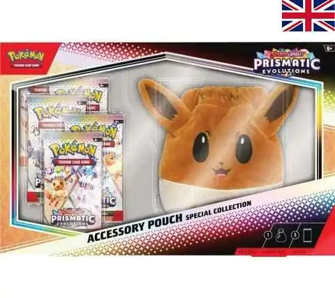 Pokémon TCG Scarlet &amp; Violet 08.5 Prismatic Evolutions Eevee Accessory Pouch Collection *English Version* product photo