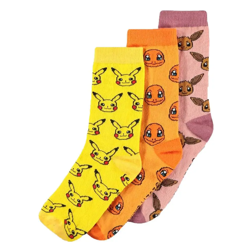 Pokémon Socks 3-Pack Three Icons 39-42 product photo