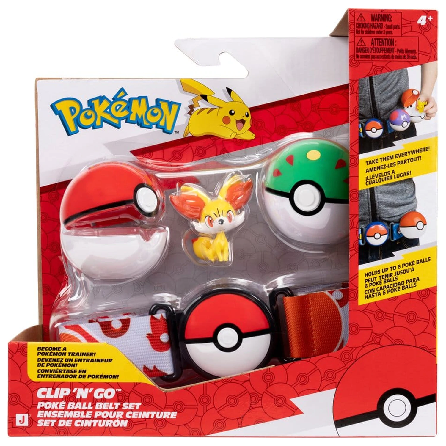 Pokémon Toy Clip 'n' Go Belt Set Fennekin product photo