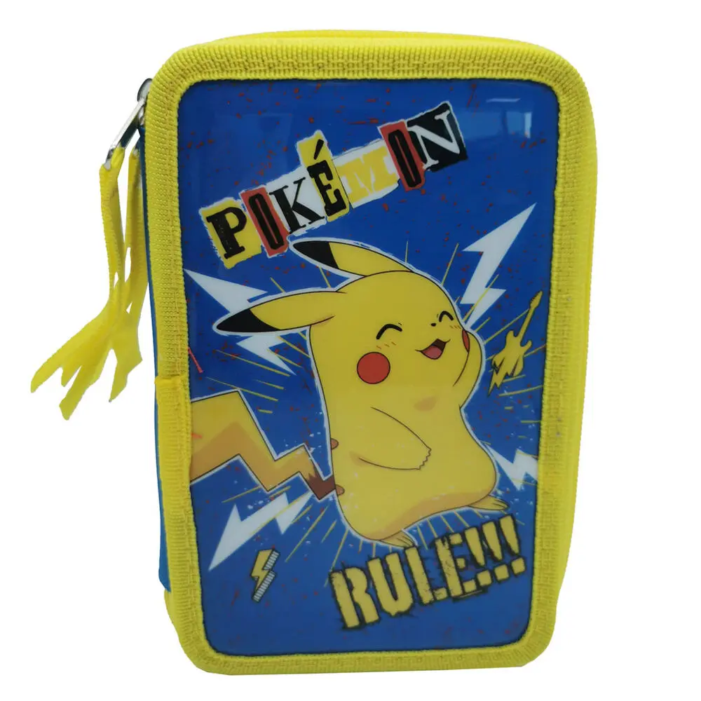 Pokemon triple filled pencil case product photo