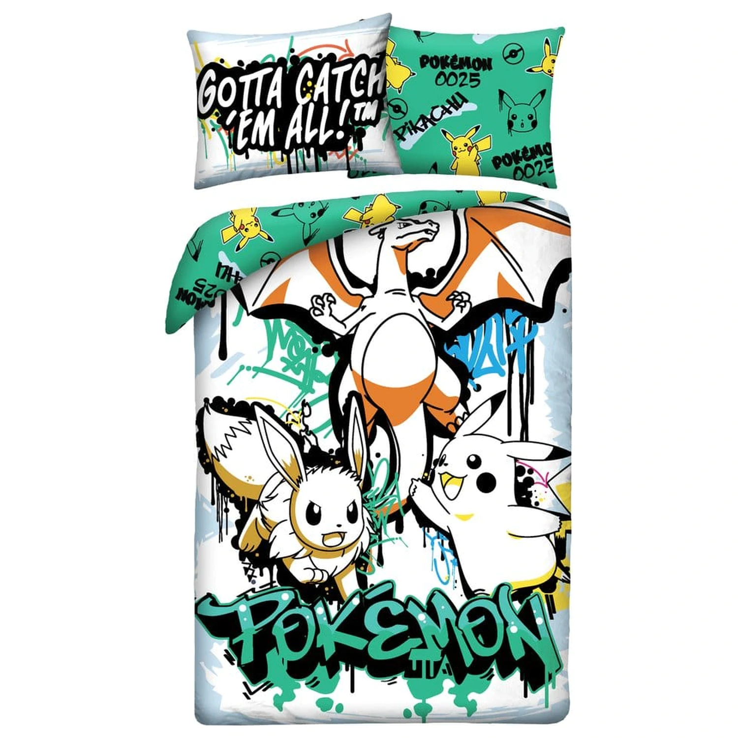 Pokémon Duvet Set Ver. 18 140 x 200 cm / 70 x 90 cm   product photo