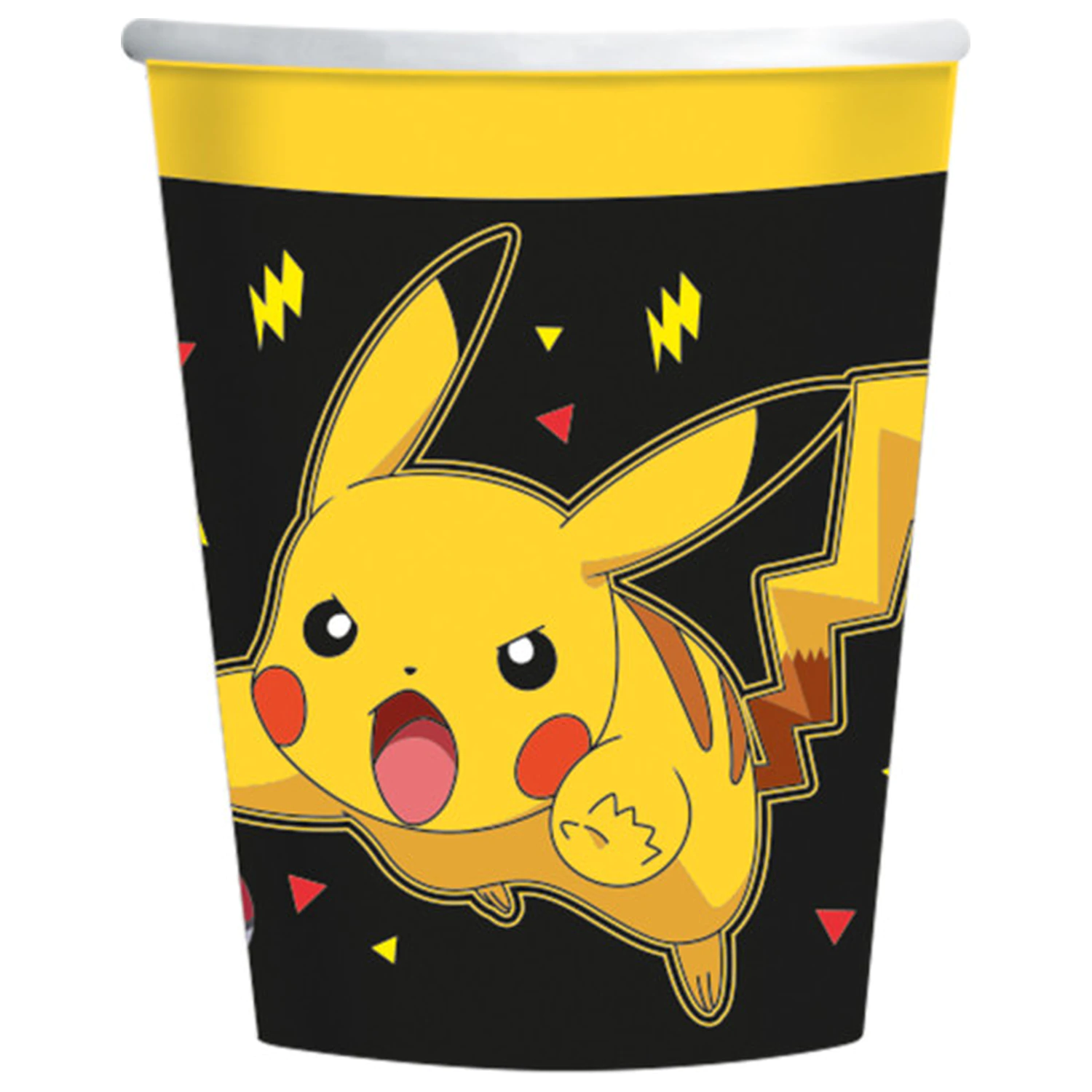 Pokémon Yellow Thunder Paper Cups 8 pcs 237 ml product photo