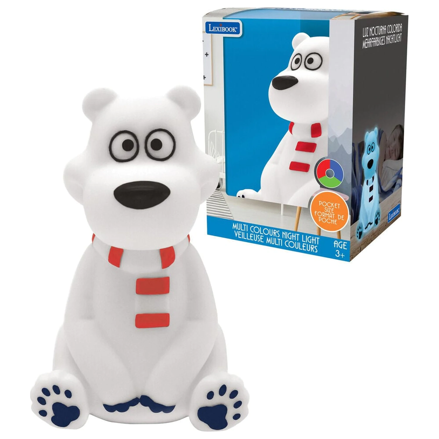 Polar Bear 3D night light product photo