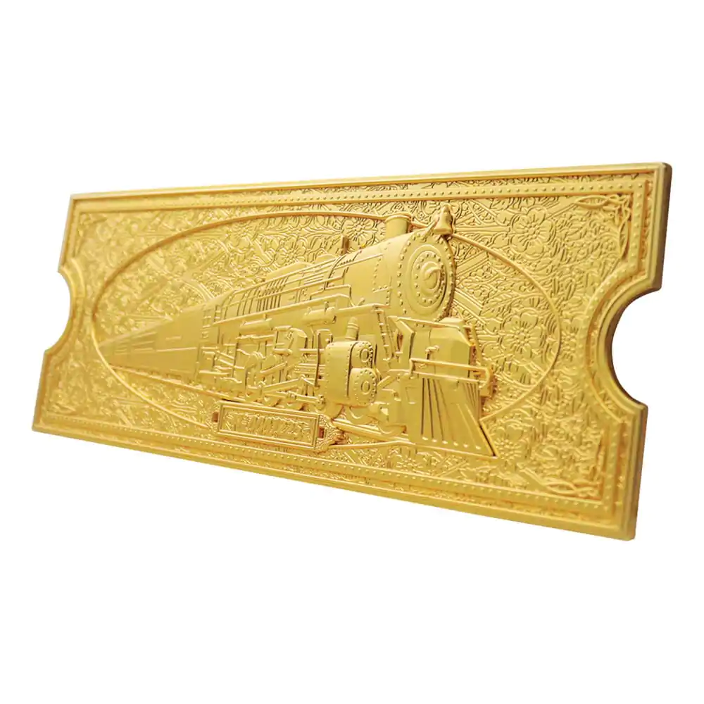 Polar Express Replica Train Ticket 24k Gold Plated Limited Edition product photo