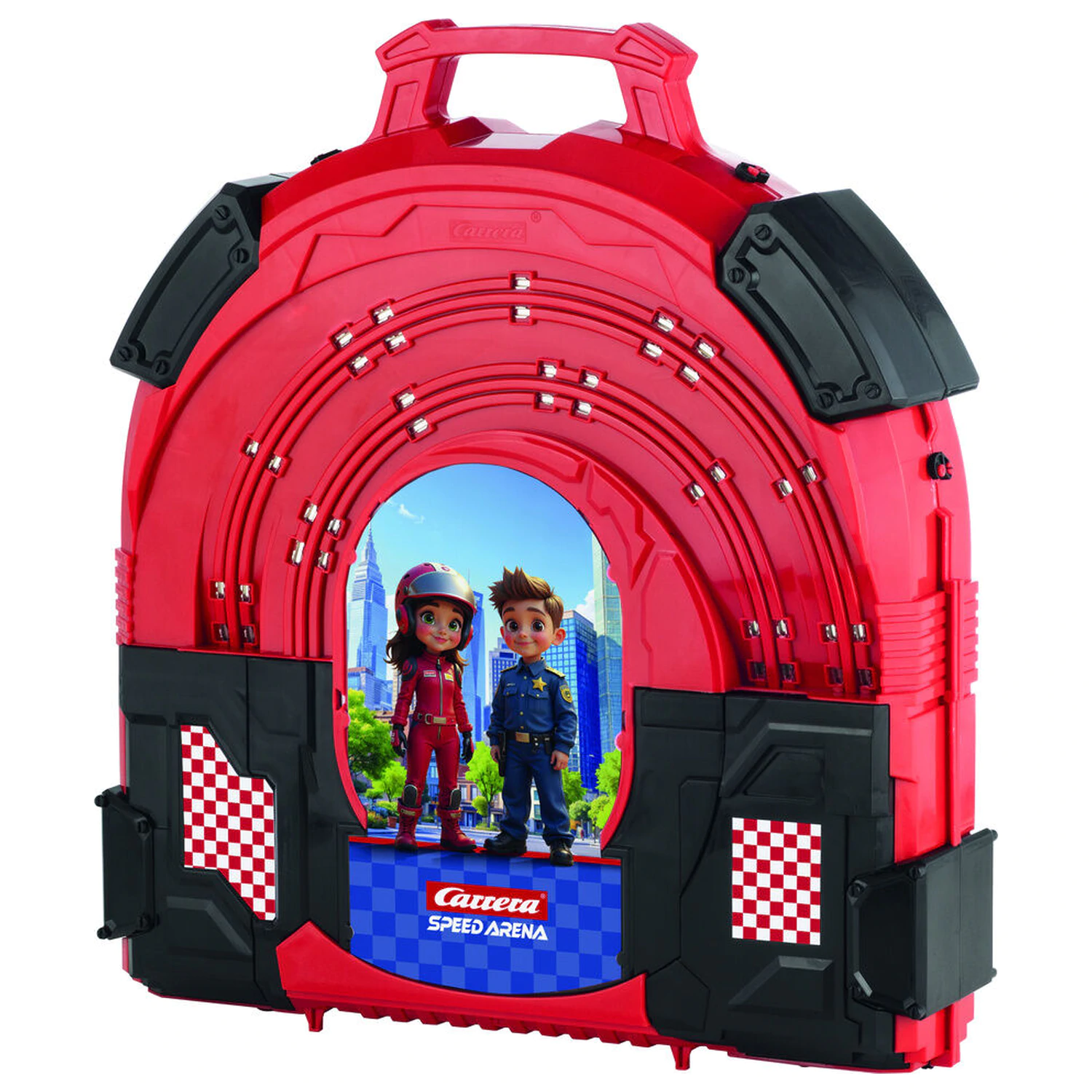 Police Chase Race in a Case Racing circuit product photo