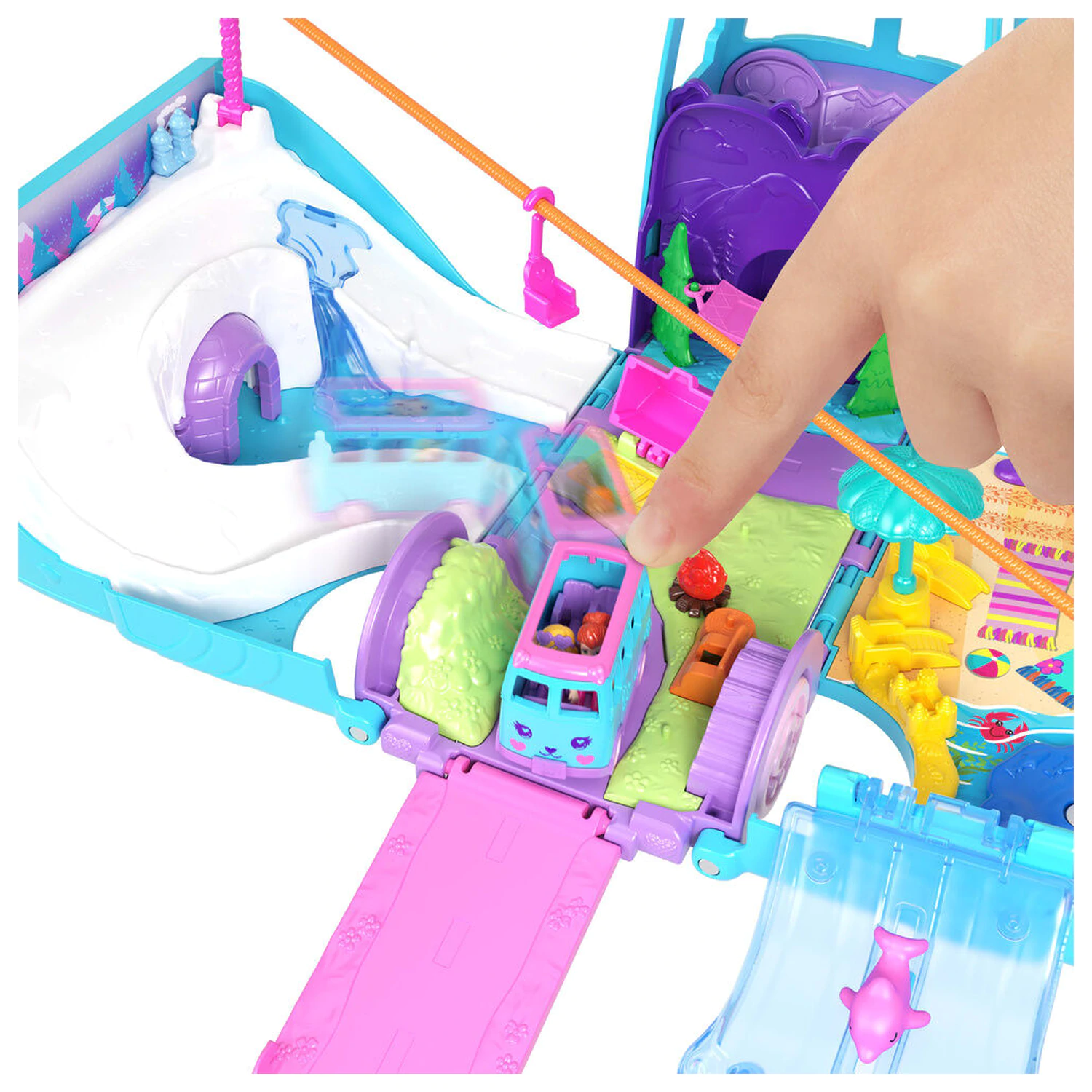 Polly Pocket Animal Adventure Van playset product photo