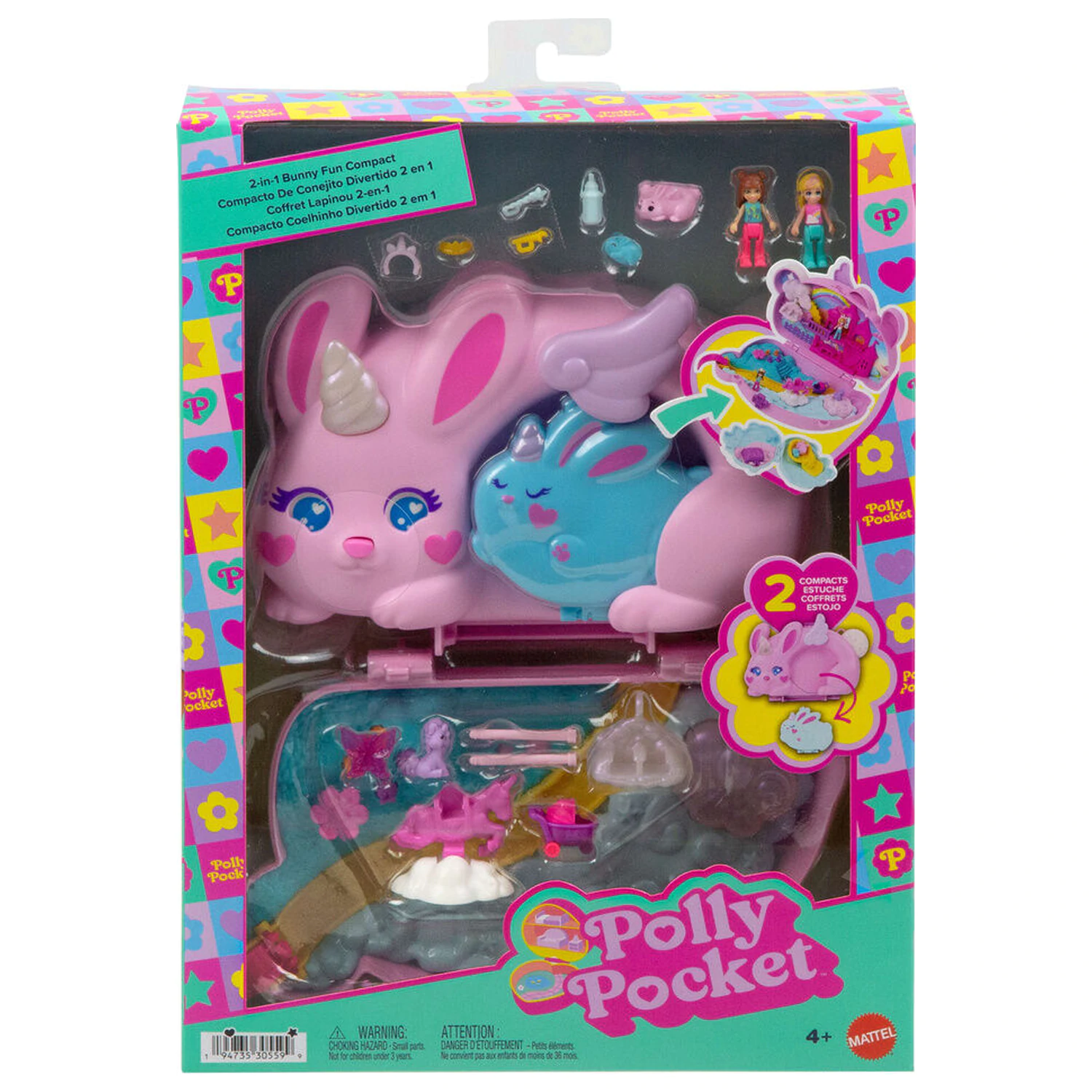 Polly Pocket Bunny playset product photo