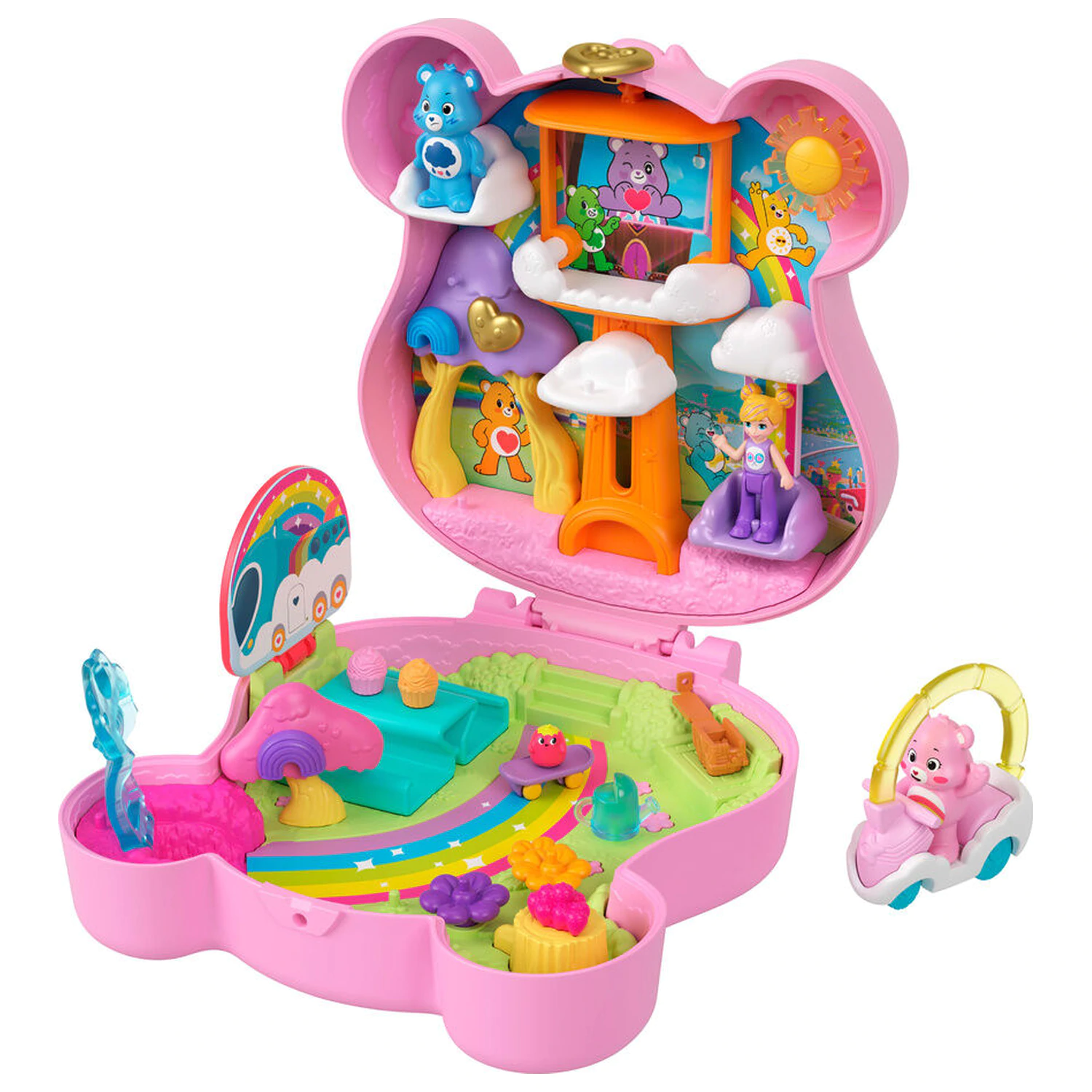 Polly Pocket Care Bears chest playset product photo