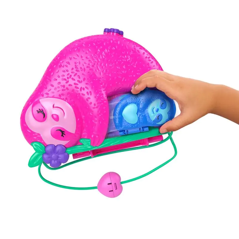 Polly Pocket Family of Sloths 2 in 1 chest playset product photo
