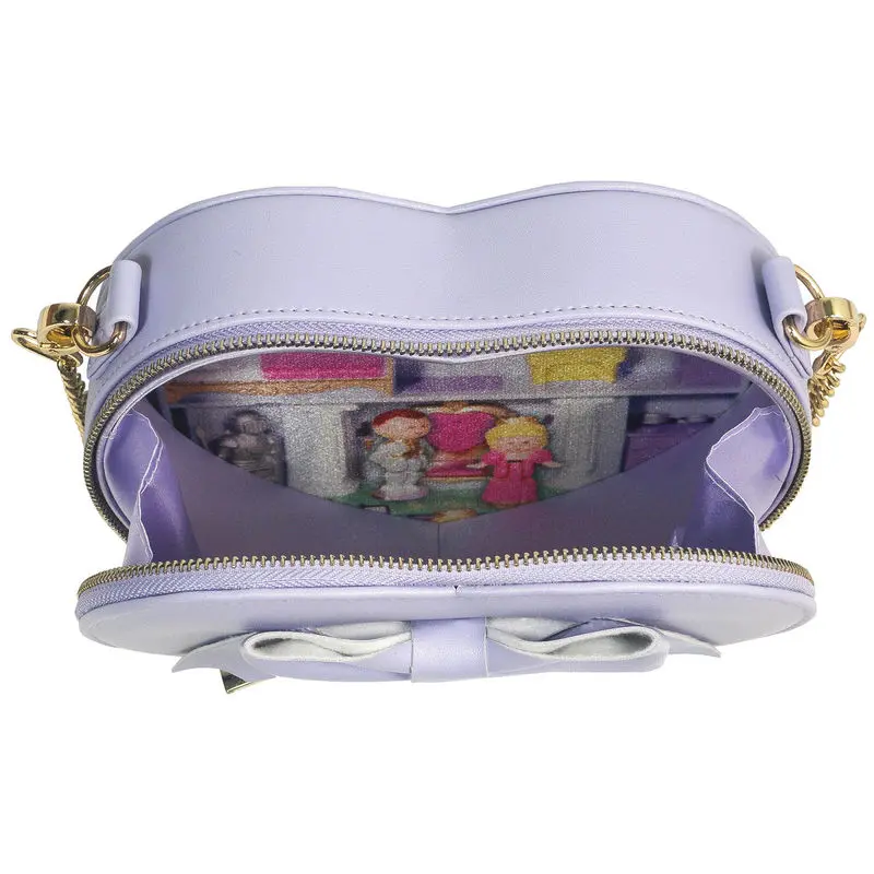 Polly Pocket Heart purple cross body bag product photo