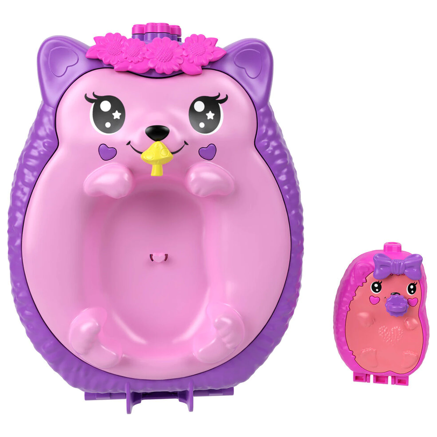 Polly Pocket Mama Hedgehog and Baby playset product photo