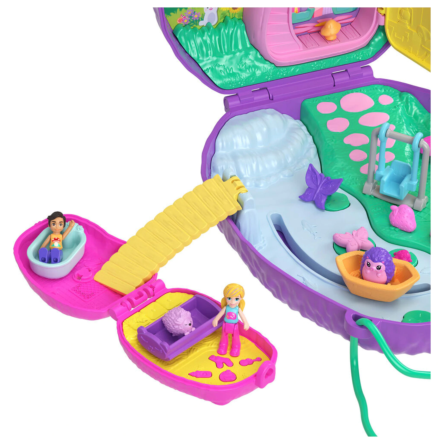 Polly Pocket Mama Hedgehog and Baby playset product photo