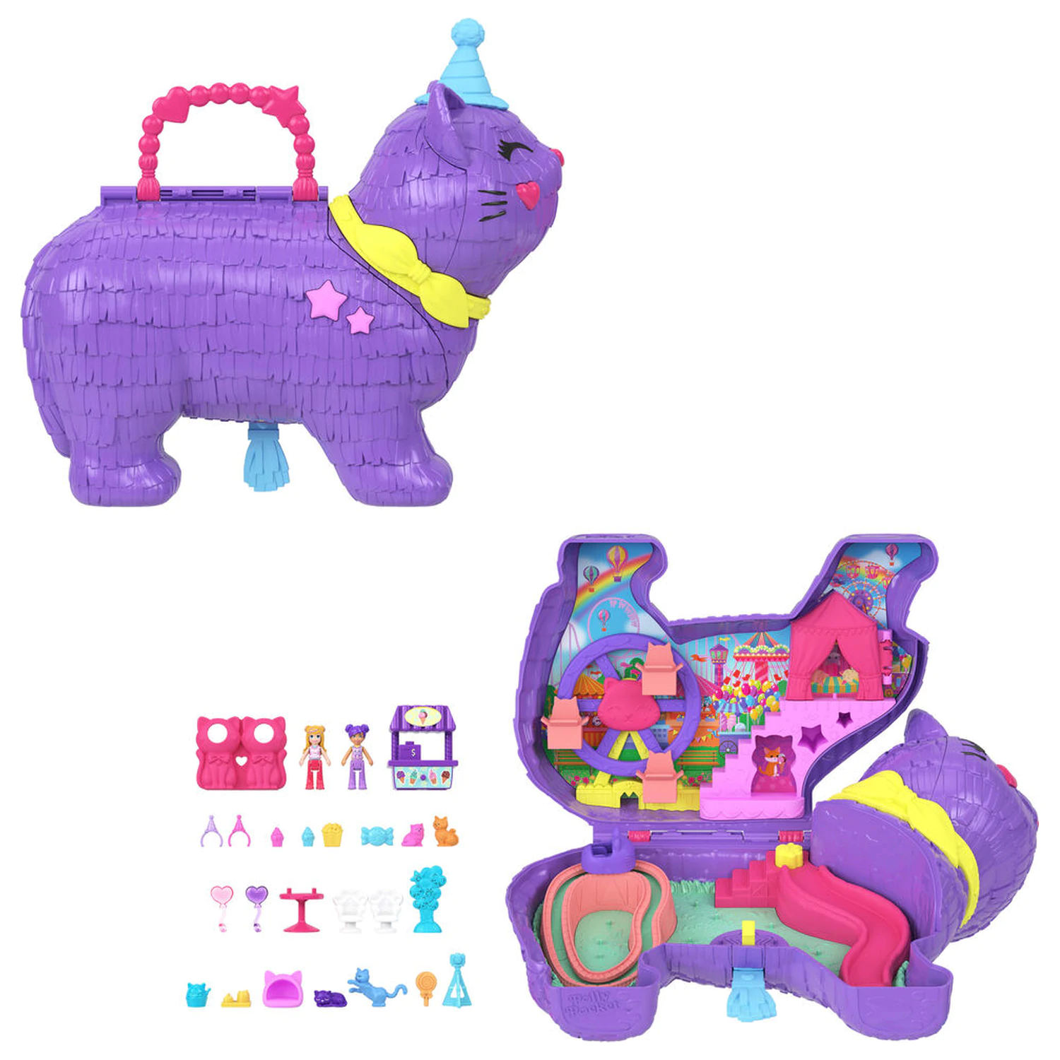 Polly Pocket Partyland Cat playset product photo