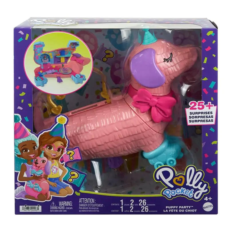 Polly Pocket Puppy pinata playset product photo
